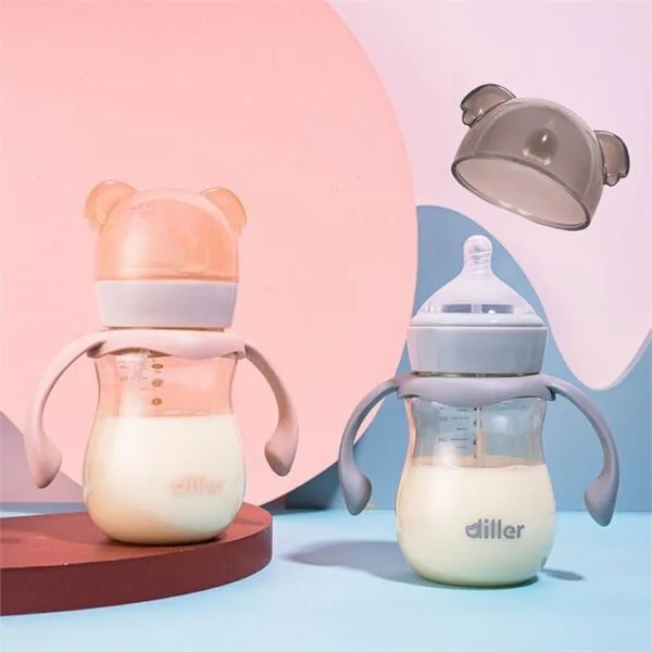 Baby Milk Bottle With Handle - 이미지 2