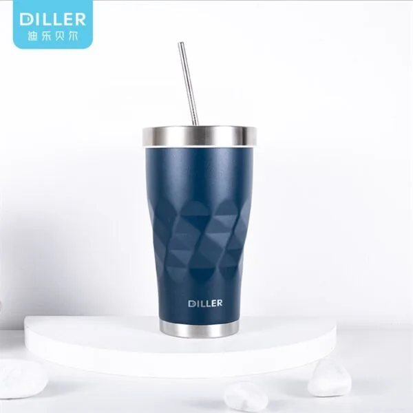 Insulated Mug With Straw