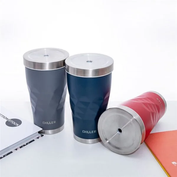 Insulated Mug With Straw - Image 6