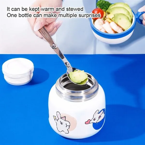 Lovely Rabbit Thermal Food Jar - 이미지 6