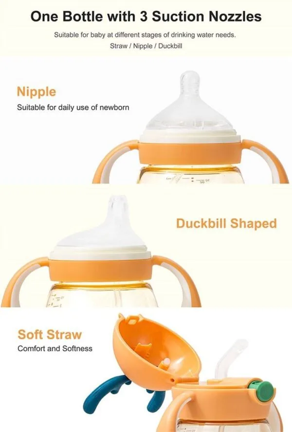 Newborn Baby Milk Bottle - Imej 3