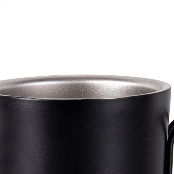 Stainless Steel Coffee Mug With Handle - Afbeelding 2