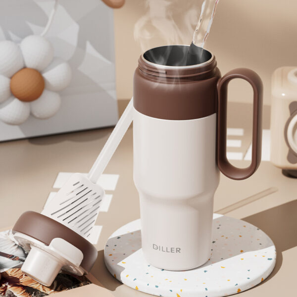 Thermal Coffee Mug With Handle - Hình ảnh 4