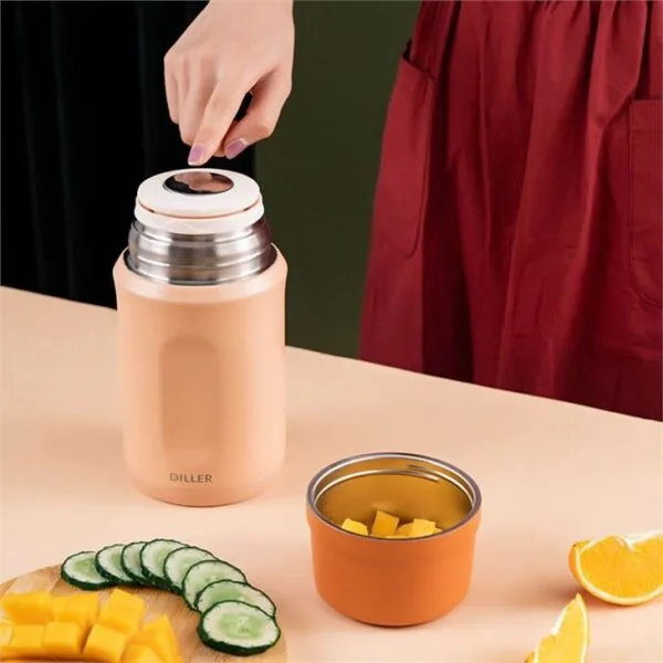 Thermos Food Flask With Spoon - Görsel 4