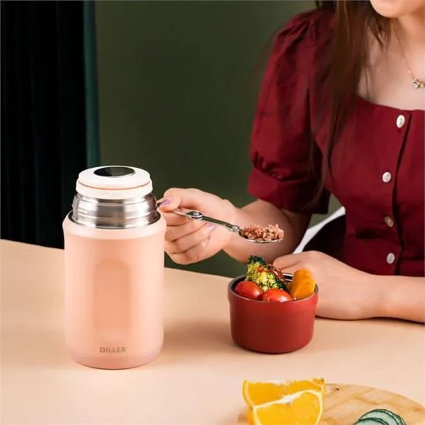 Thermos Food Flask With Spoon - Görsel 6